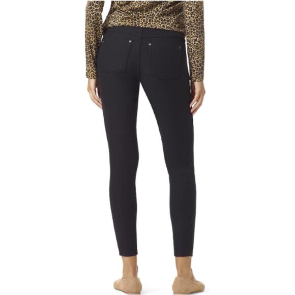 HUE Women's Black Ultra Soft Fleece Lined Denim Leggings Size S - Picture 2 of 8